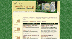 Desktop Screenshot of chimneysprings.org