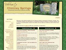 Tablet Screenshot of chimneysprings.org